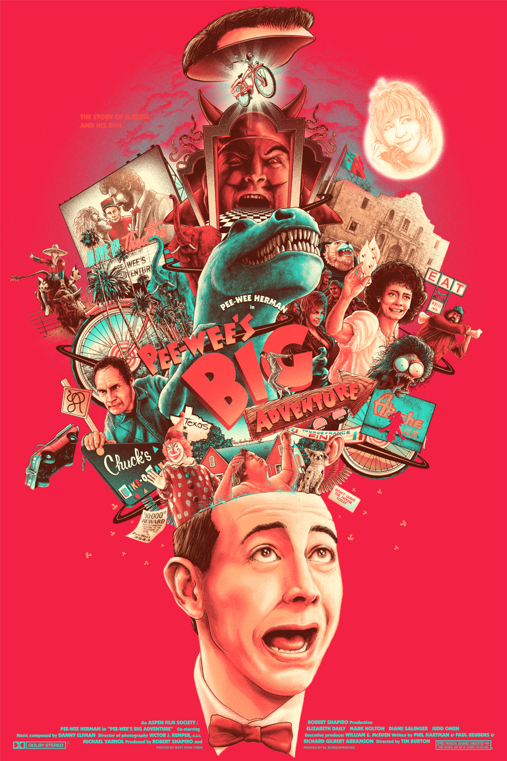 Pee-wee poster RED